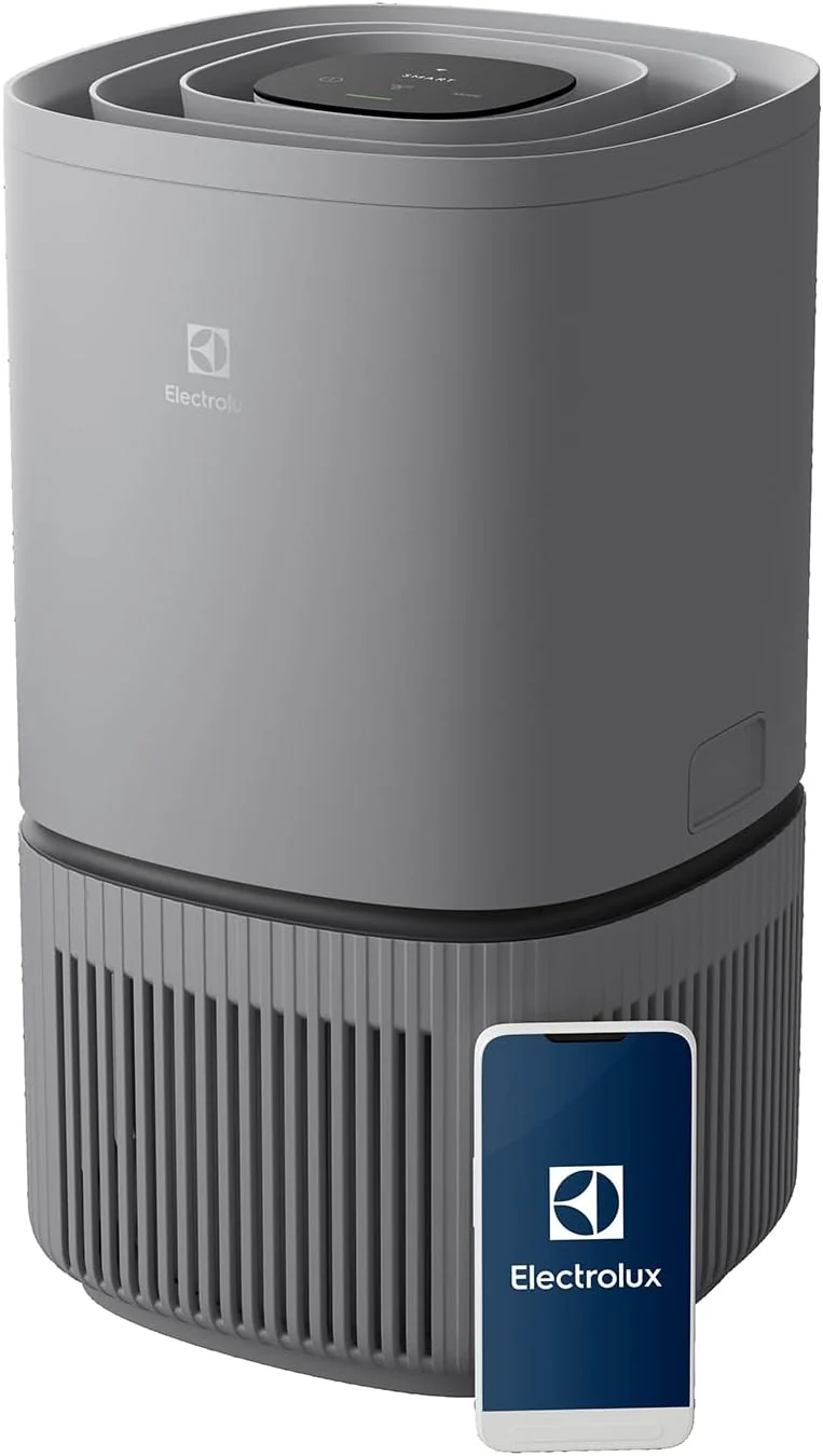 Electrolux Dunstabzugshaube, Grau, Pure 500 Luftreiniger EPO50371UG, 4-Stufen-HEPA Luftreiniger, der 99, 97% aller Luftpartikel