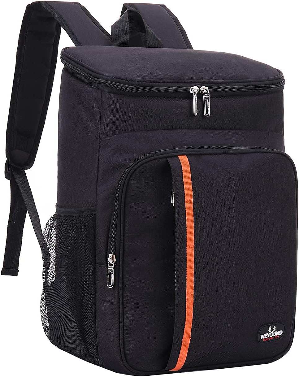 Zaino Termico Frigo 22L, Borsa Termica Porta Pranzo, Borsa Frigo Isoterma Impermeabile O cibi e Bevande Refrigerati per Picnic Escursionismo Campeggio Barbecue Campeggio Eventi Sportivi