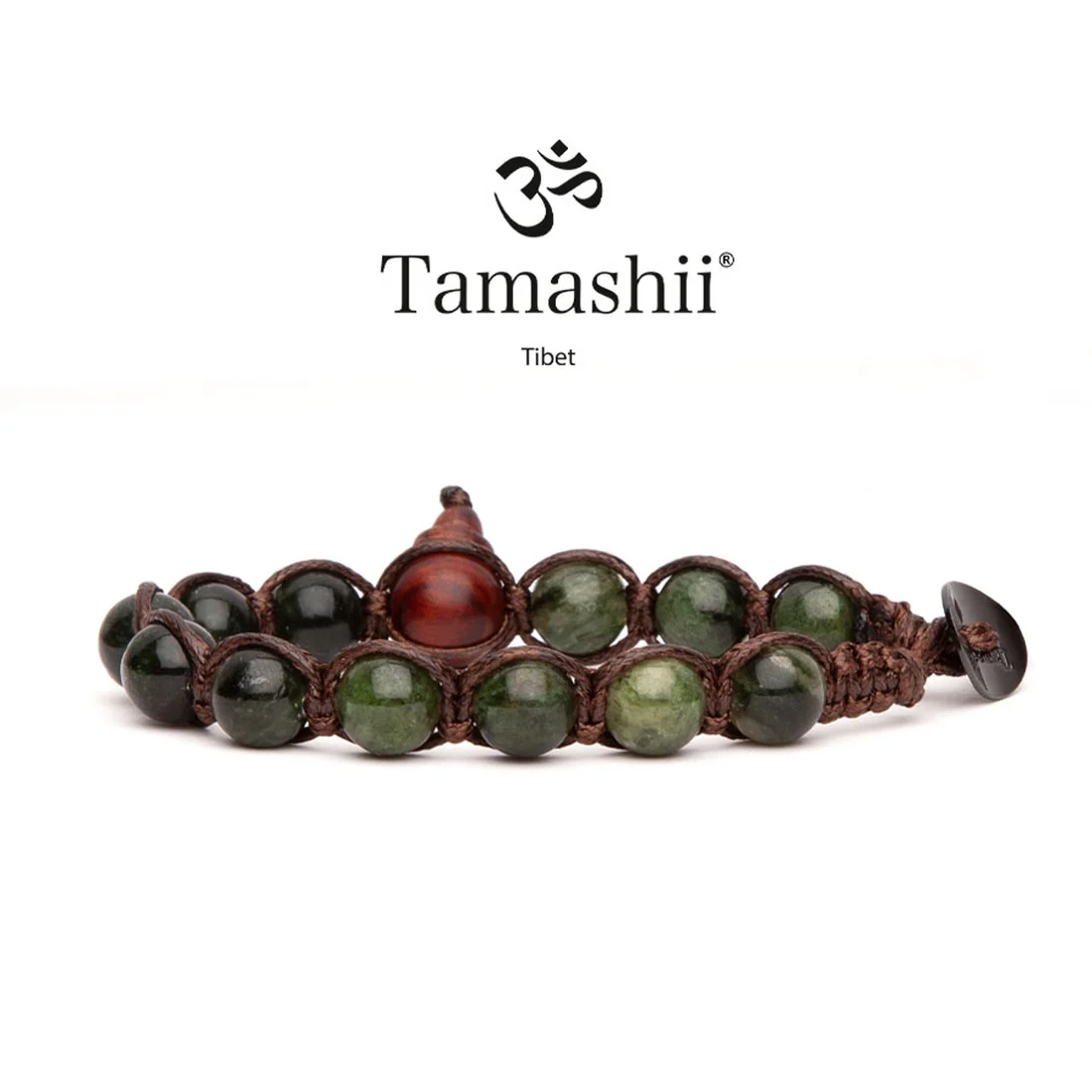 Bracciale Tamashii a un giro in diopside da 8mm BHS900-303