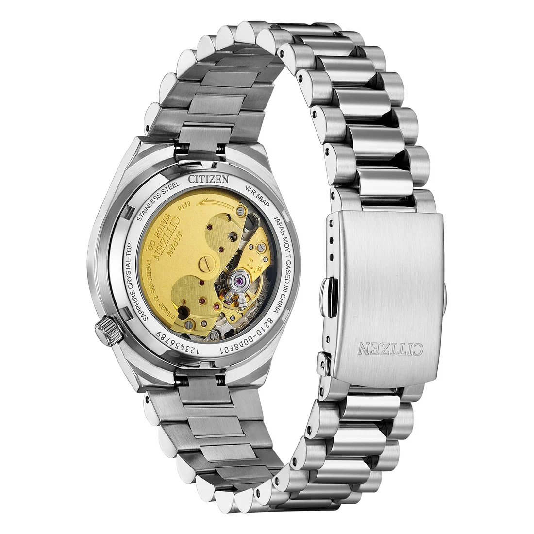 Orologio Citizen Tsuyosa NJ0200-50M automatico 37mm blu