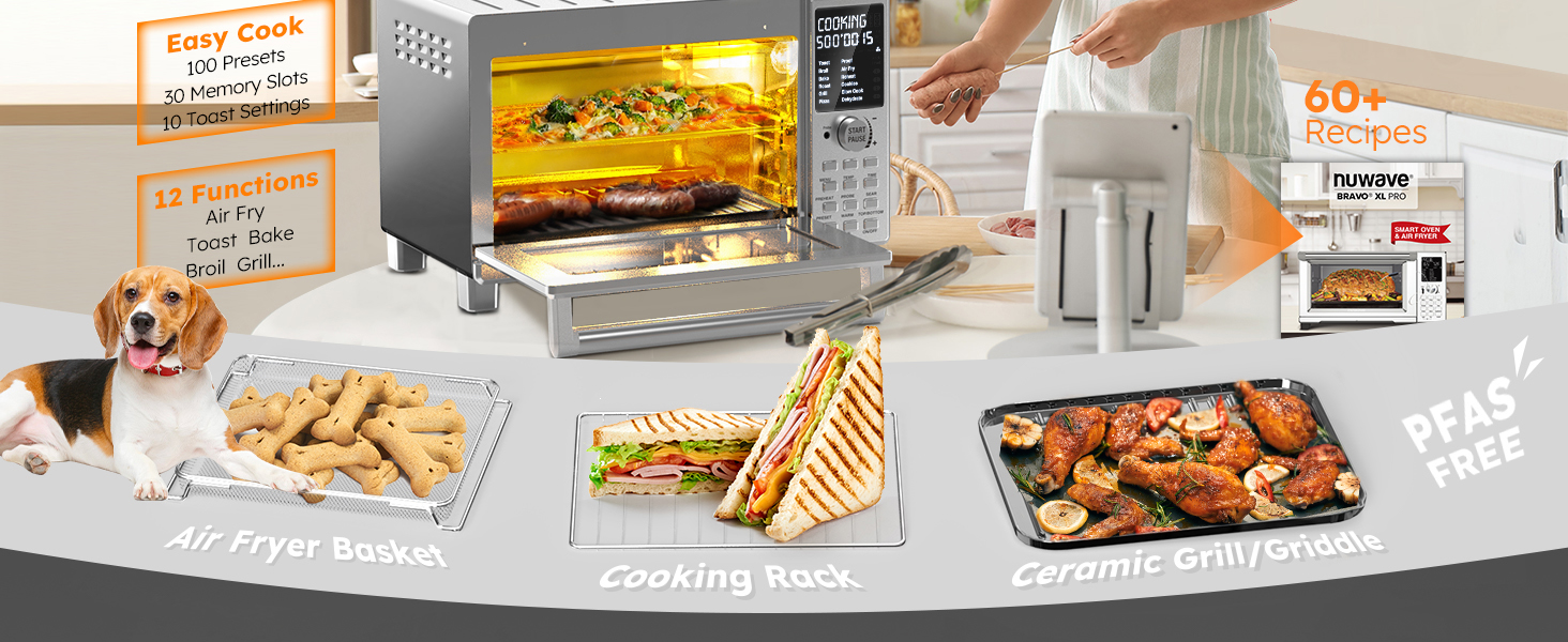 air fryer toaster oven combo with grill