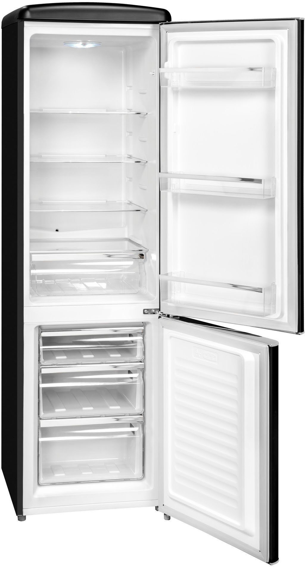 Kühl-/Gefrierkombination RKGC250-70-H-160E mattschwarz