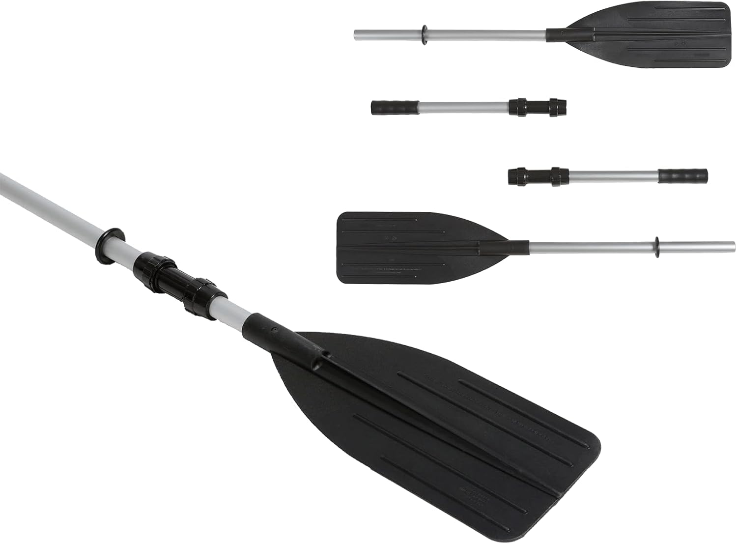 Intex 69629 - Remo in Alluminio per Kayak, PVC e Alluminio, Nero, 218 cm
