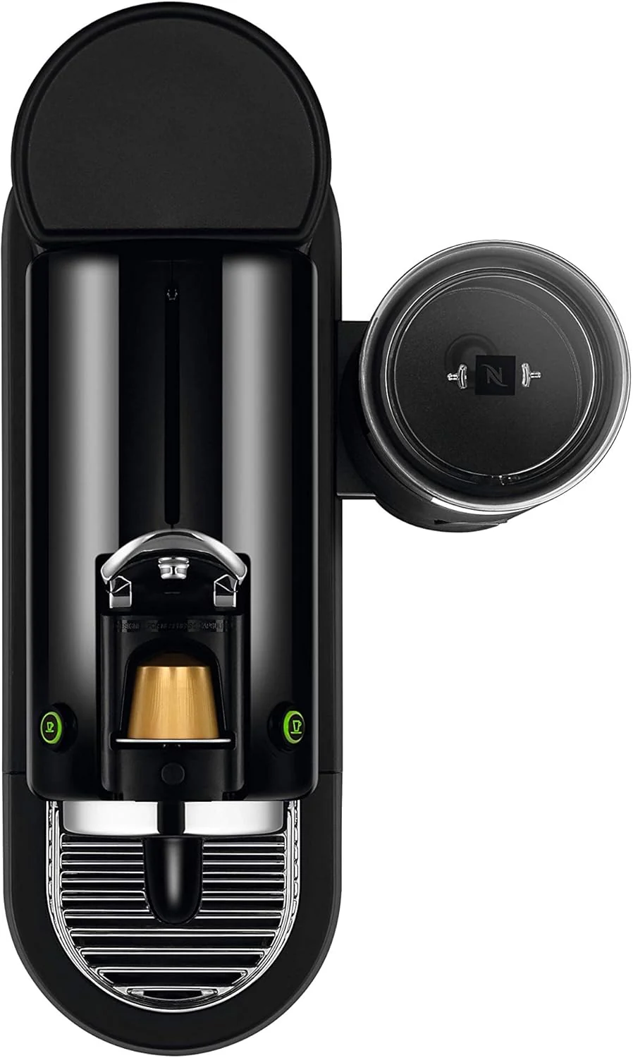 Nespresso De'Longhi EN267.BAE Citiz koffiezetapparaat met melkopschuimer, energiebesparende functie, 1710W, 1 liter, 37.2 x 21.8 x 27.7 cm, zwart