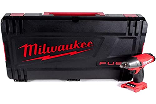 Milwaukee 0 m18fiwf12 0x   avvitatore a percussione a batteria 1/2, 18 v, colore: rosso : Fai da te
