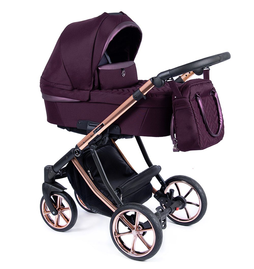 Kombi-Kinderwagen Dante 5 in 1 inkl. Sportsitz, Autositz, Iso und Zubehör in 12 Designs
