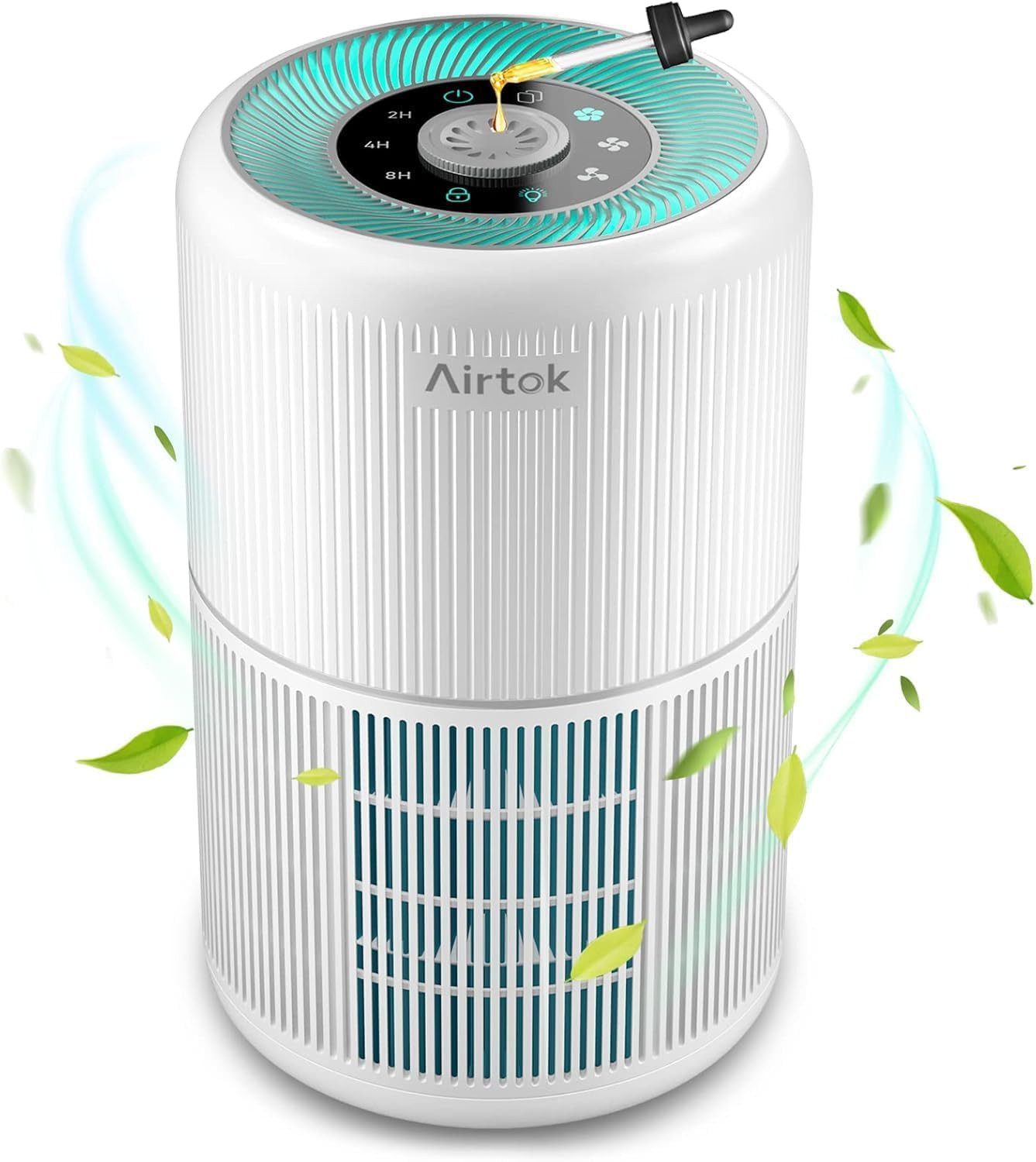 Luftreiniger Allergiker mit Aromatherapie HEPA Luftfilter gegen Schimmel Staub
