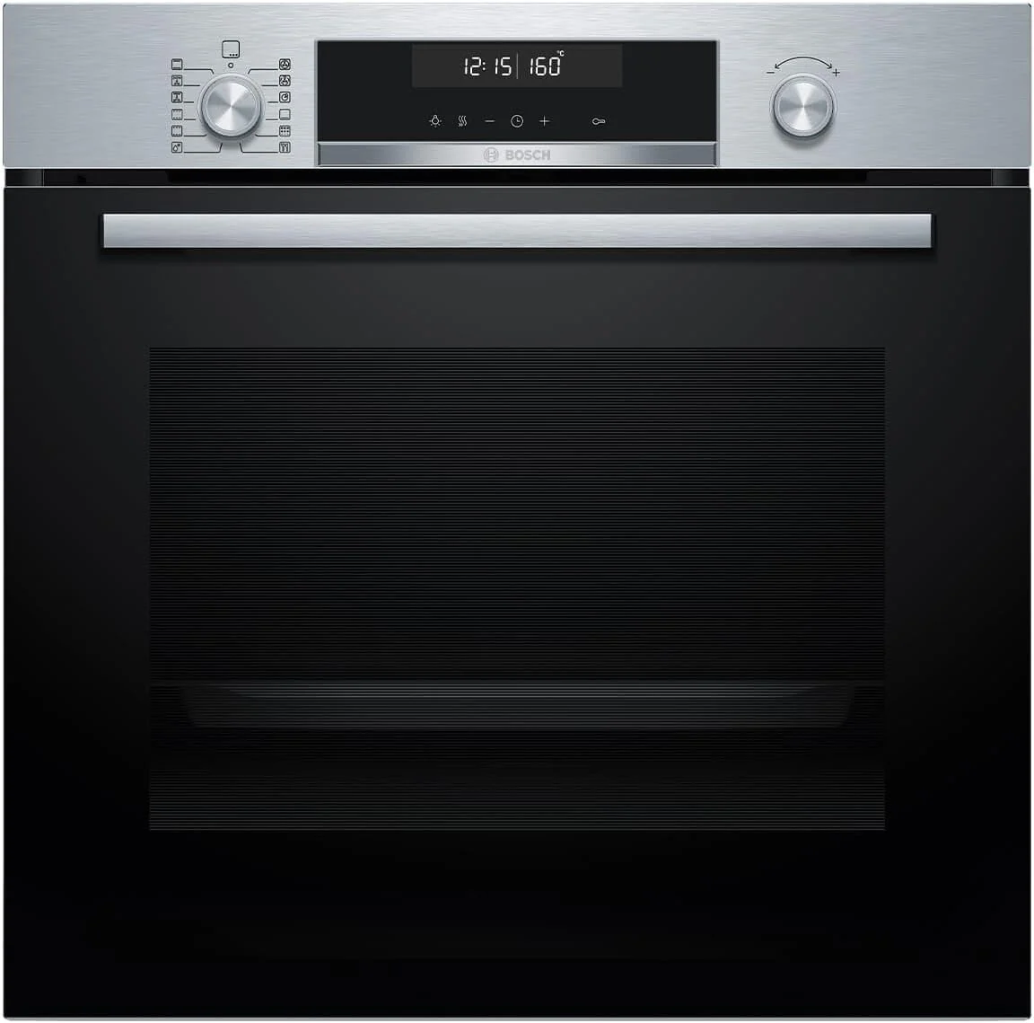 Bosch HBG578BS3, Einbau-Backofen 60 x 60cm, Serie 6, Pyrolyse-Selbstreinigung, Air Fry Funktion, Automatikprogramme, 3D-Heißluft, Soft Close