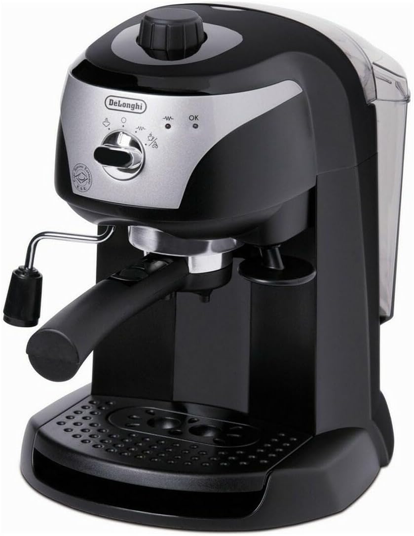 De'Longhi EC221.B macchina per caffè espresso con pompa in Acciaio inoxidabile, 1100W, 1L, nero