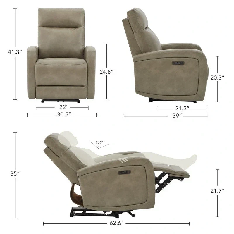 Lena Zero Wall Hugger Electric Power Recliner