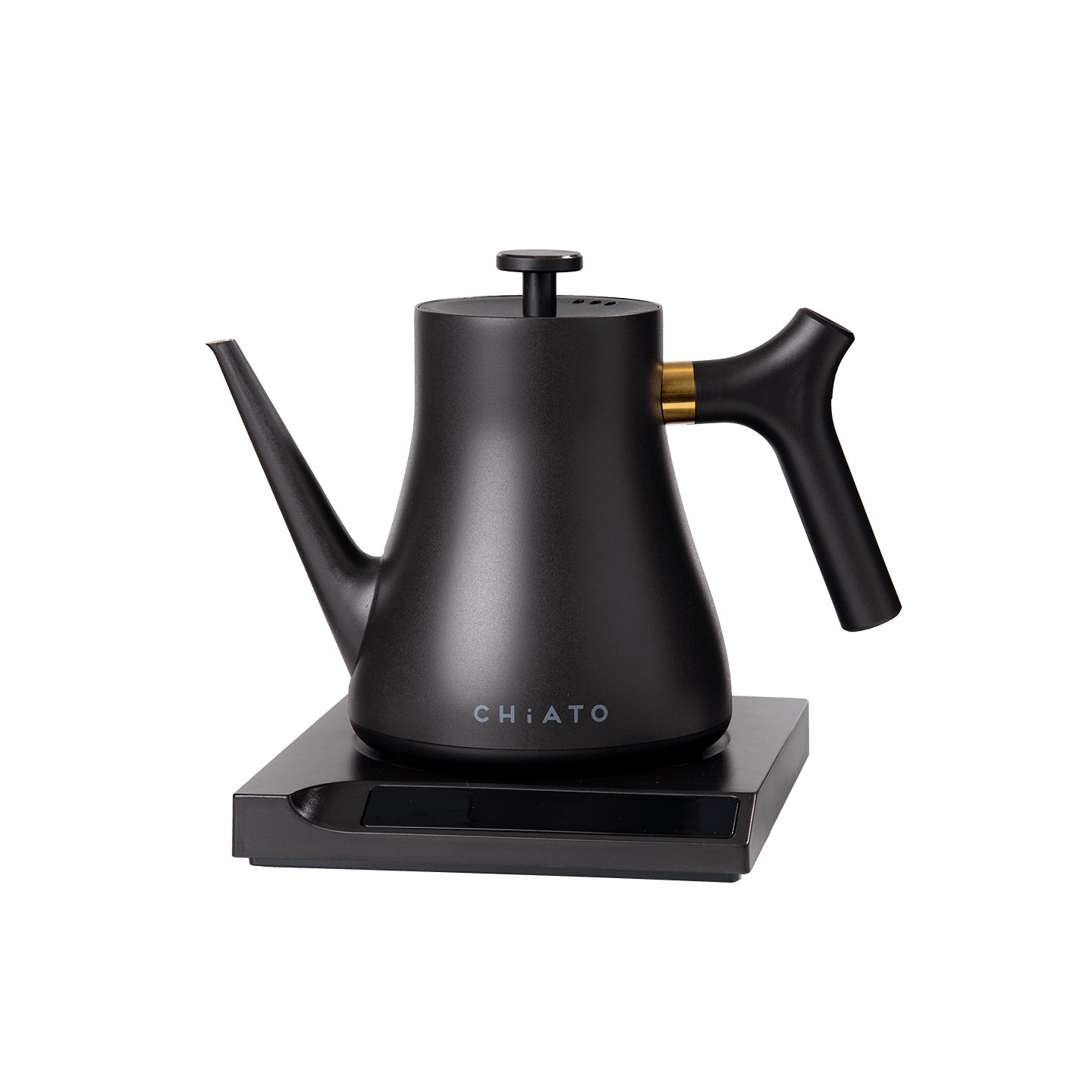 Wasserkocher Elektrischer Wasserkocher CHiATO flowPLAY Classic, 0.6 l – Schwarz