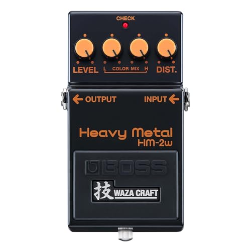 BOSS HM 2W Heavy Metal | Effetto a Pedale per Chitarra Waza Craft di Qualità Superiore con Circuitazione Analogica | Fedele Riproduzione del Leggendario BOSS HM 2 Heavy Metal : Amazon.it: Strumenti Musicali