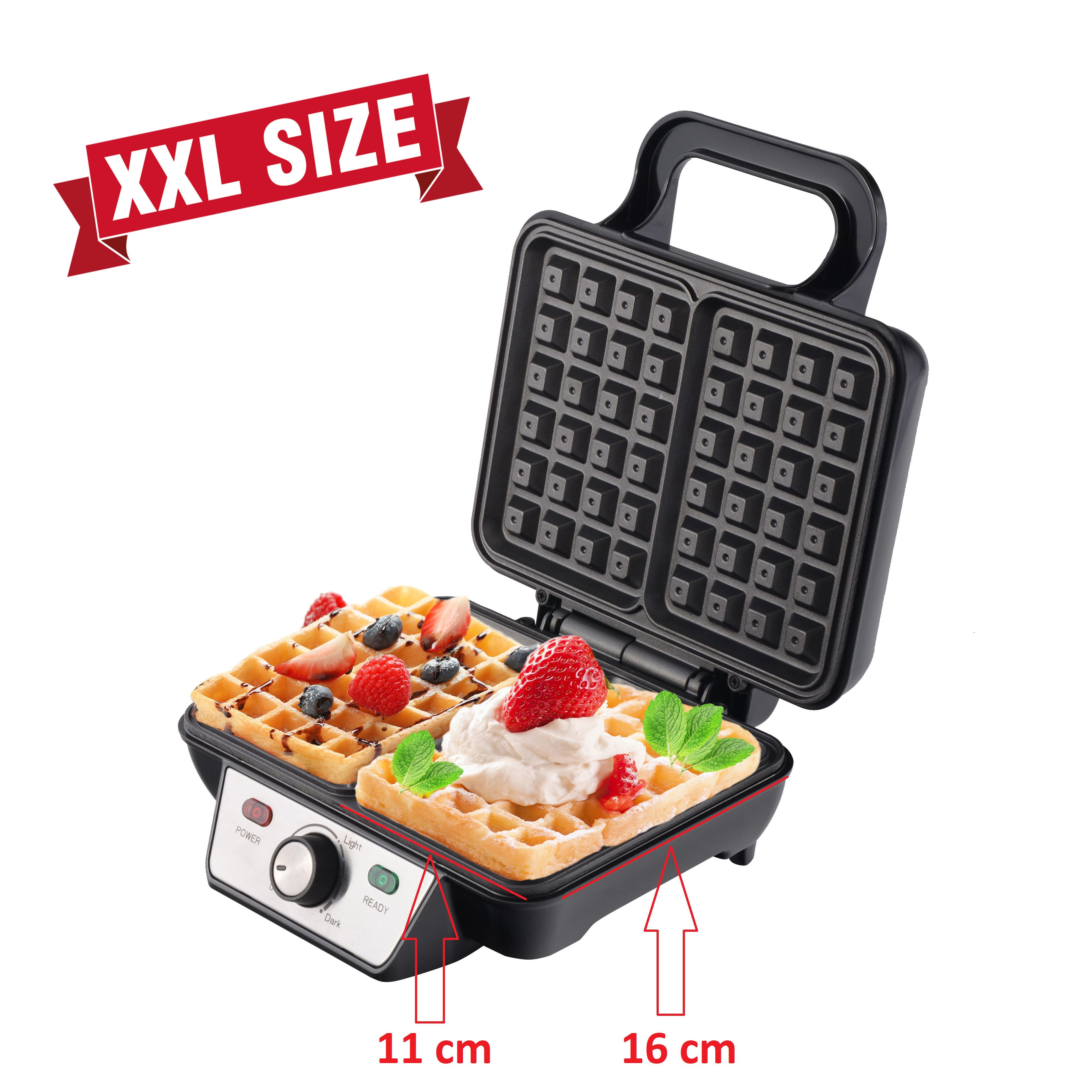 Waffeleisen XXL Adler-Camry Waffeleisen 1600W CR 3046
