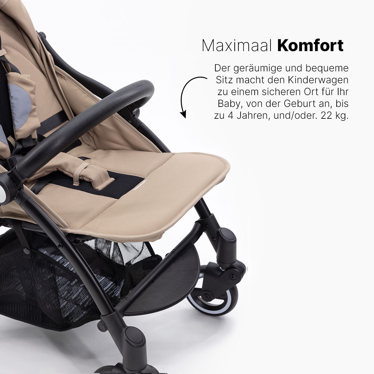 Kombi-Kinderwagen X1 Plus Kinderwagen - Leichtgewicht Buggy - MagicFold™ Technology