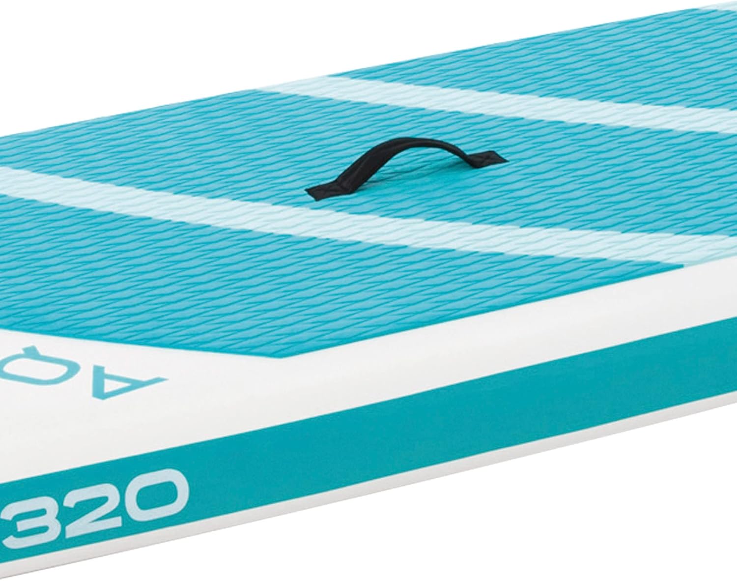 Intex 68242NP - Aqua Quest 320 SUP Gonfiabile, con Pompa Manuale e Remo da 216 cm, PVC, Multicolore, 320x81x15 cm