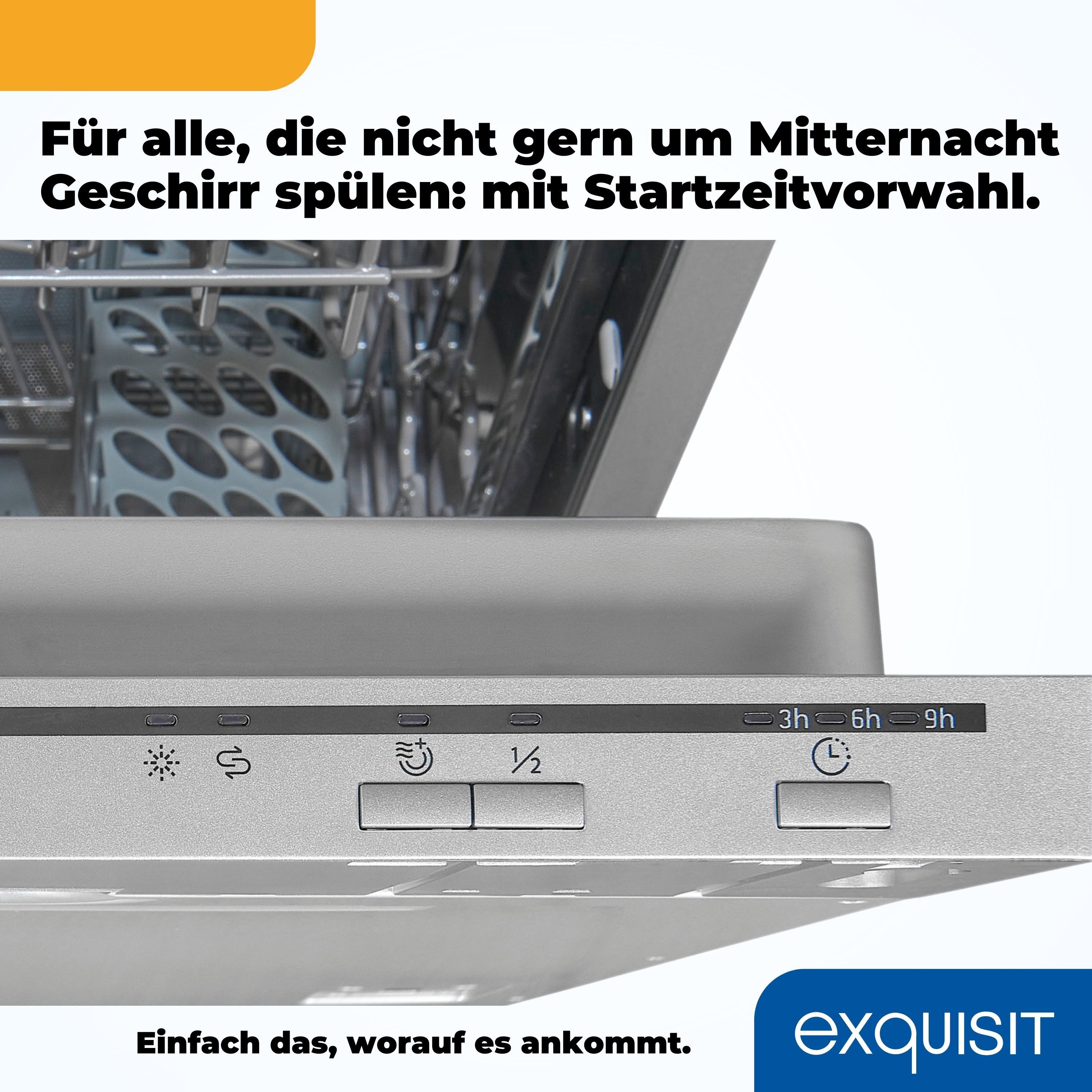 vollintegrierbarer Geschirrspüler EGSP1009-E-030E silber