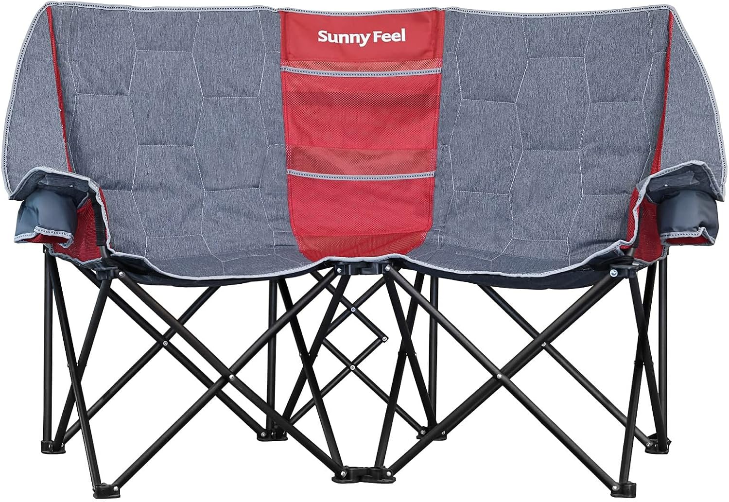 Folding Double Camping Chair Oversized Loveseat Chair