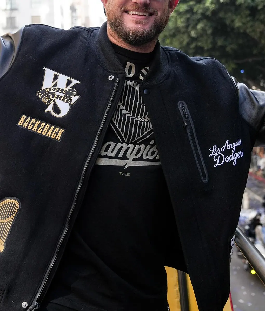 Dodgers World Series 2025 Back To Back Varsity Jacket