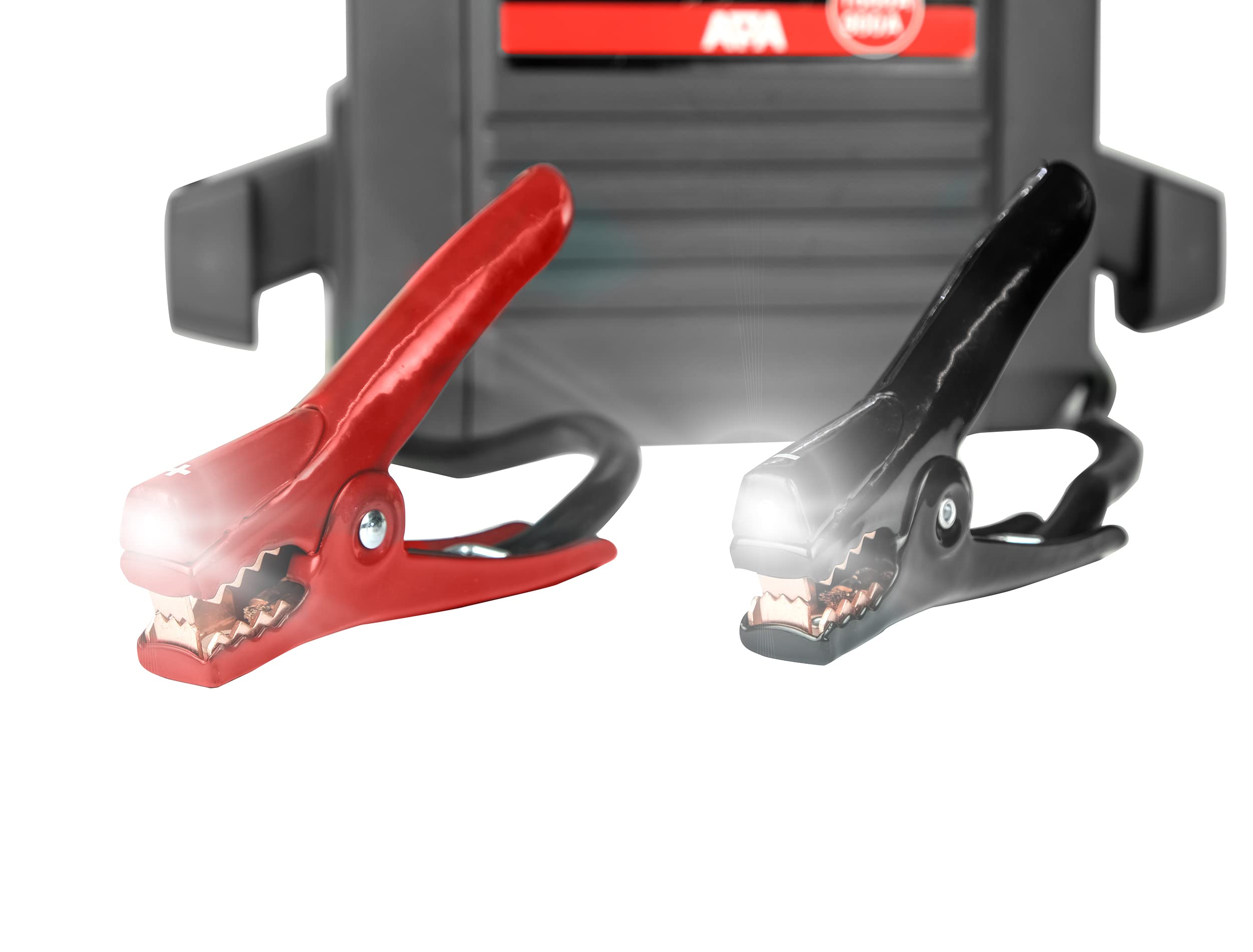 Power Pack 12/24 V Starthilfe 900 A mit Lithium-Ionen-Akku Überladungsschutz Ladezustandsanzeige und Tragegriff