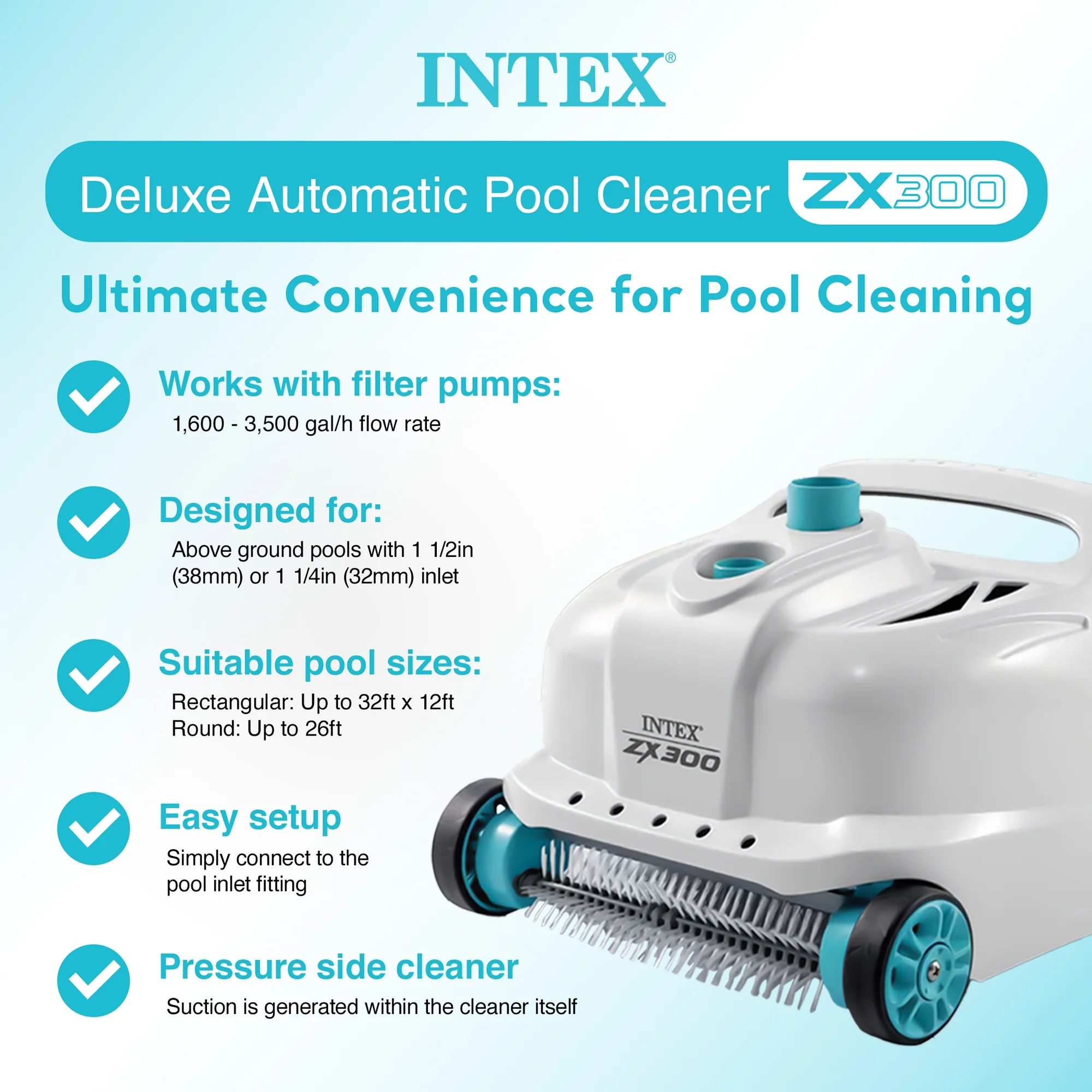 INTEX 24ft x 12ft x 52in Ultra XTR Above Ground Pool, Floats (2 Pack), & Inflatable Cooler