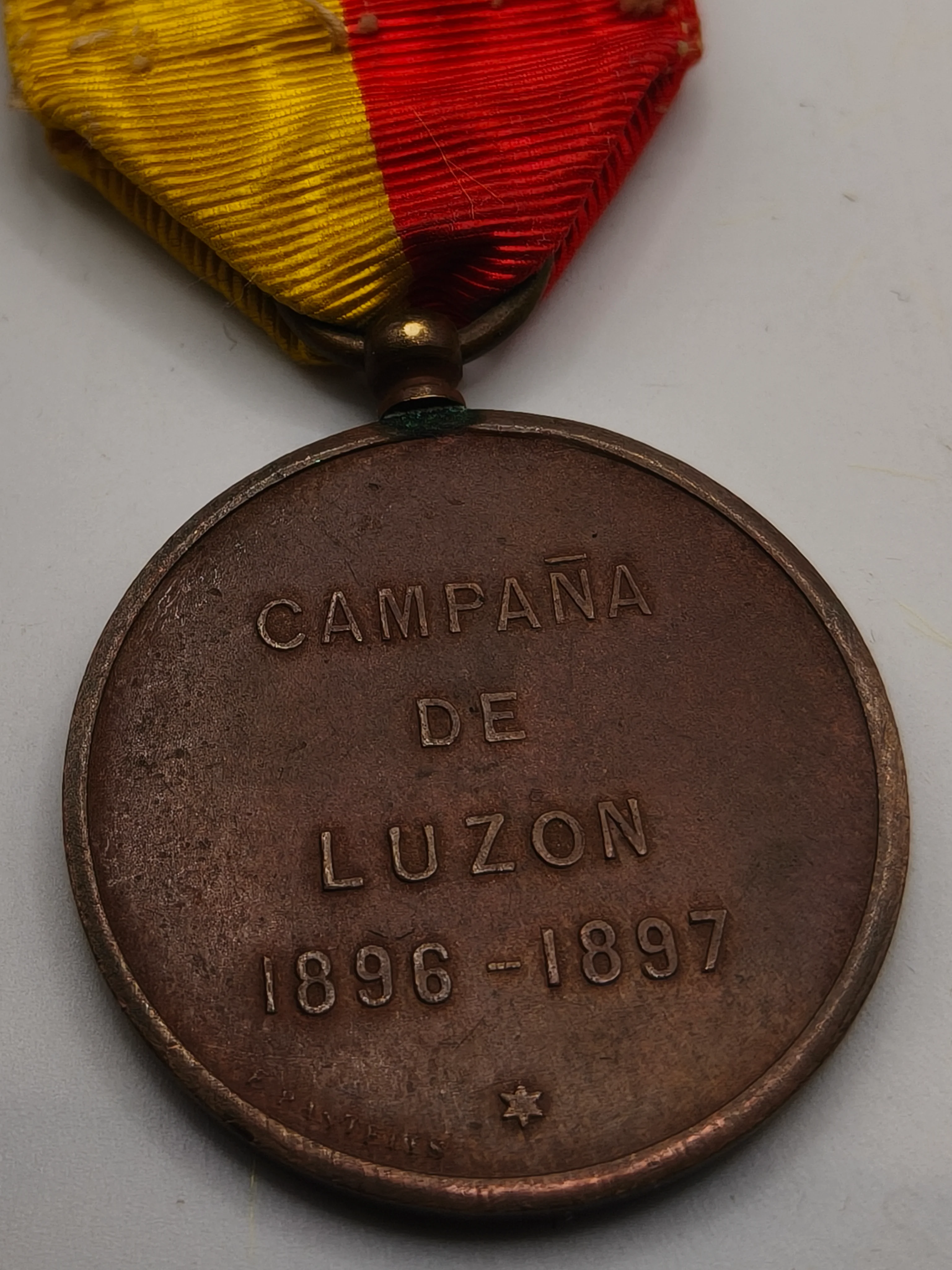 Medalla Campa?a de Luz��n Filipinas