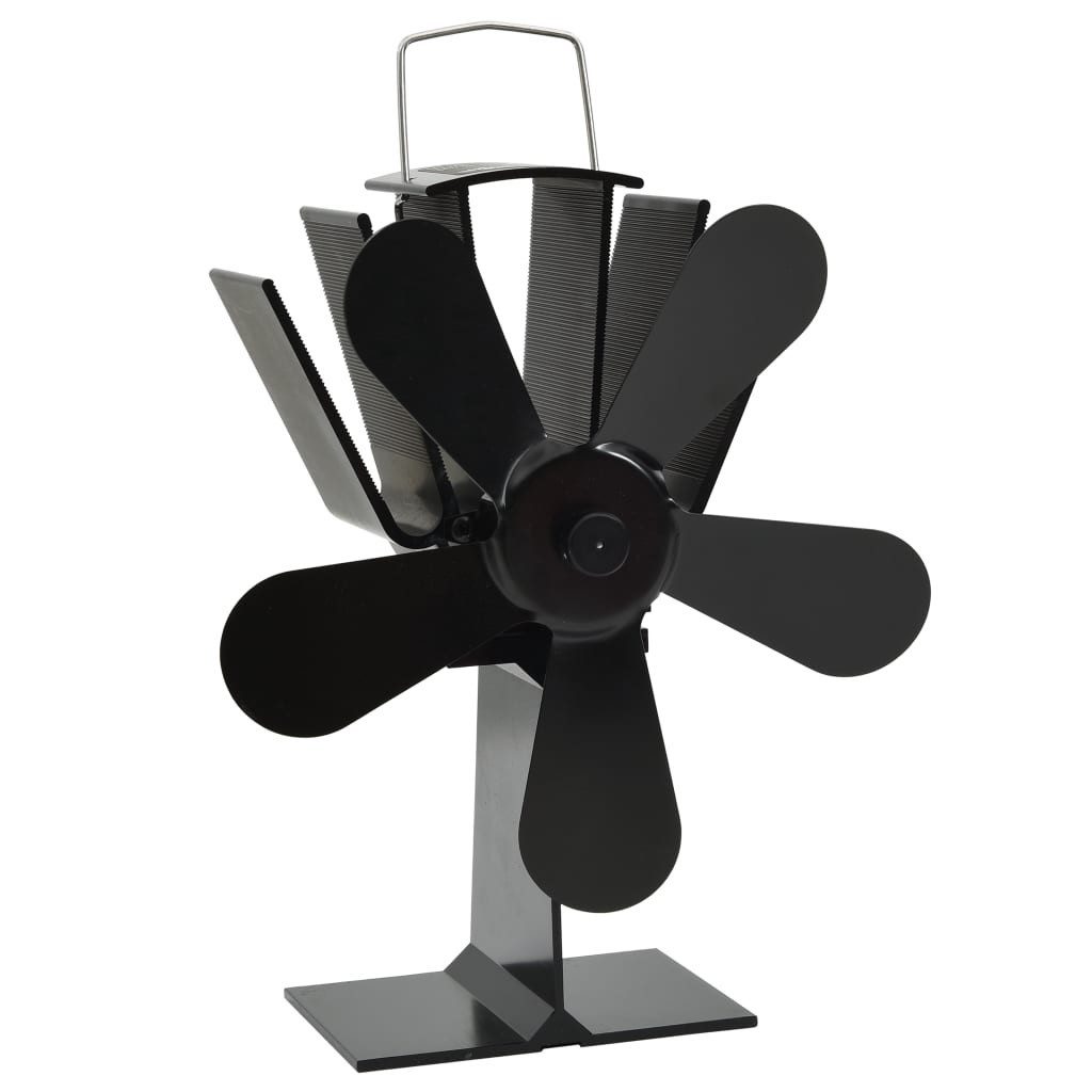 Kaminventilator 16 x 11 x 215 cm 5 Flgel Kaminofen Ventilator Wärmebetriebener Kaminve
