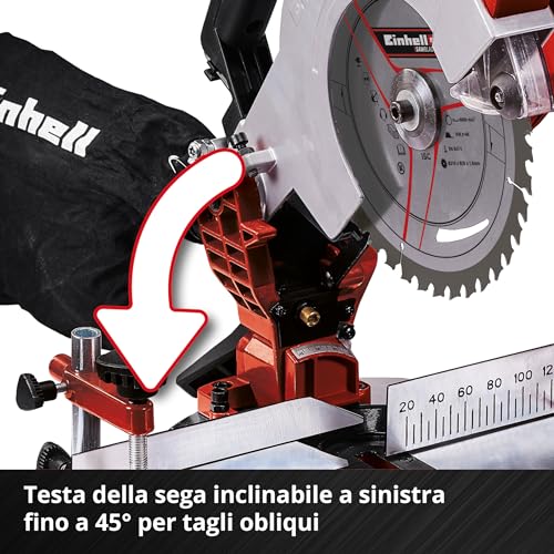 Einhell Troncatrice TE MS 18/210 Li   Solo Power X Change (Li Ion, 18 V, 3000/min, lama in metallo duro, senza batteria e caricabatteria) : Amazon.it: Fai da te