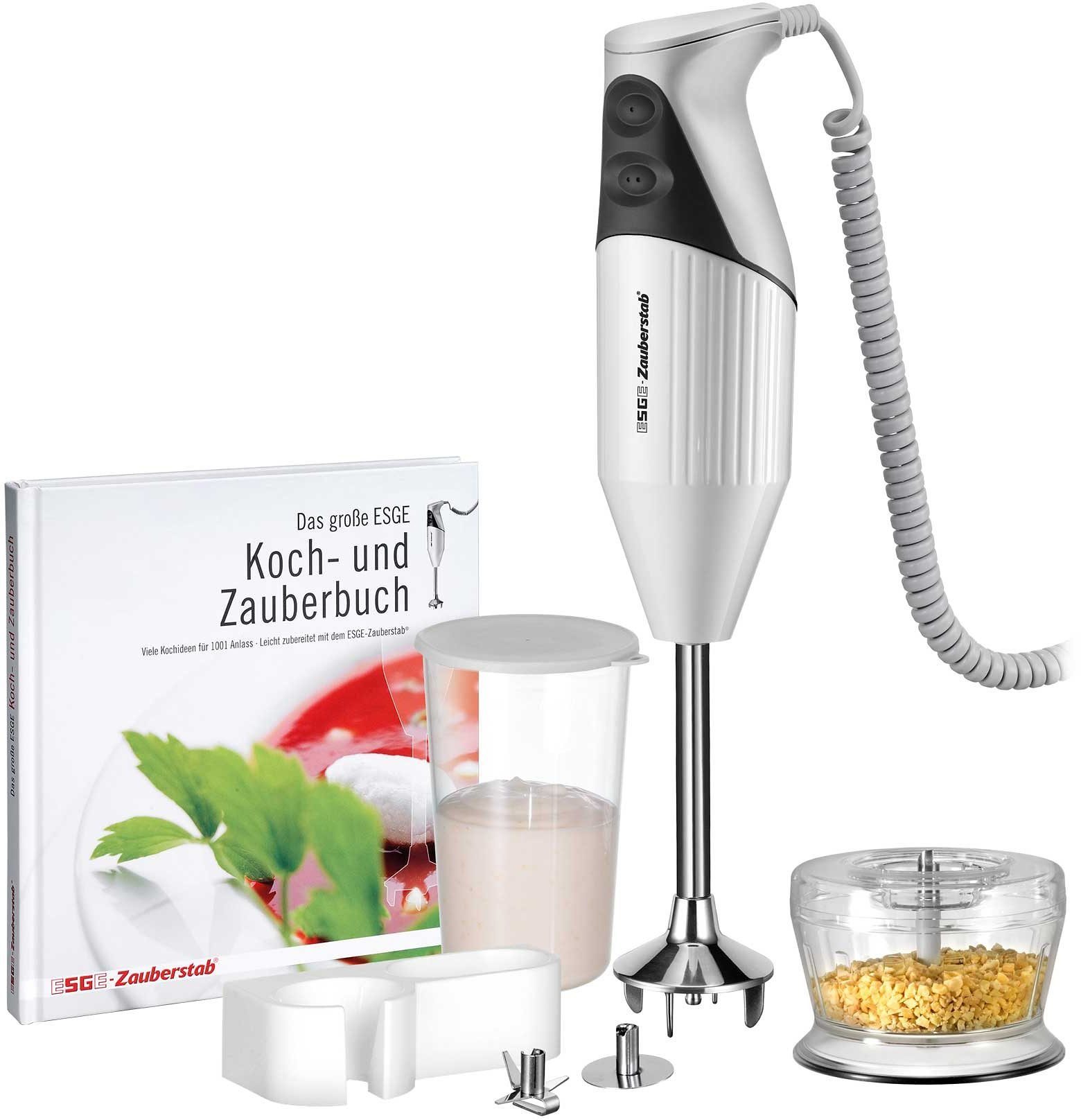 Stabmixer M160 G Gourmet mit Zerkleinereraufsatz+Gratis ESGE Zauberstab Kochbuch