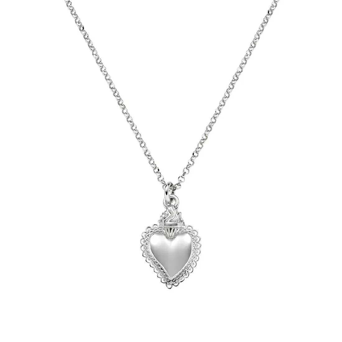 Collana Amen pendente Sacro Cuore CLSCB3