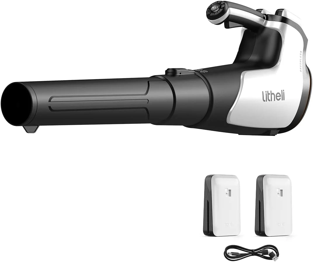Litheli Cordless Leaf Blower 40V Battery Leaf Blowers for Lawn Care