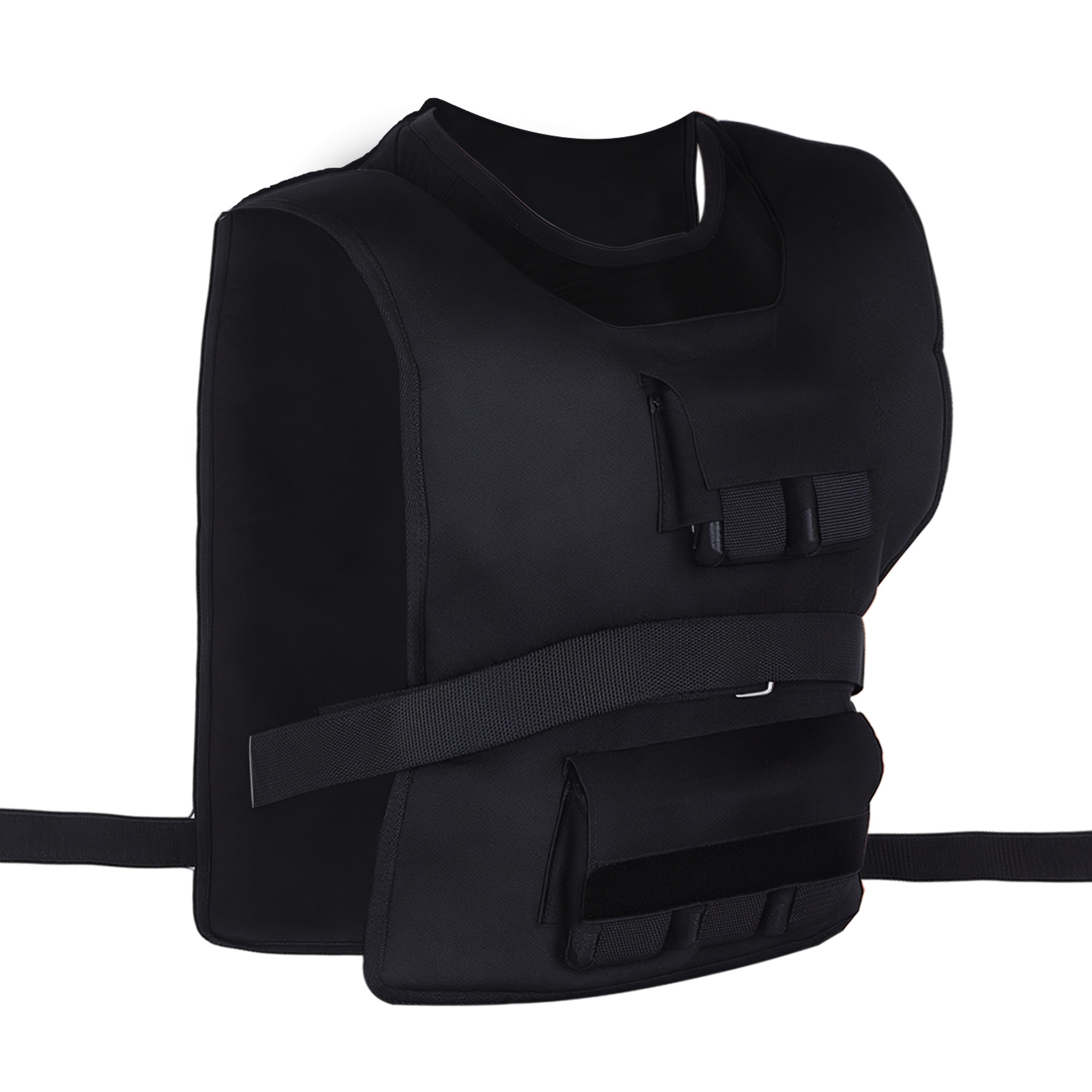 HOMCOM Gewichtsweste 15 KG / 20 KG / 30 KG verstellbare Trainingsweste mit herausnehmenbar Gewichten Laufweste Damen Herren für Muskelaufbau Krafttraining, Laufen, Fitness, Cross Training