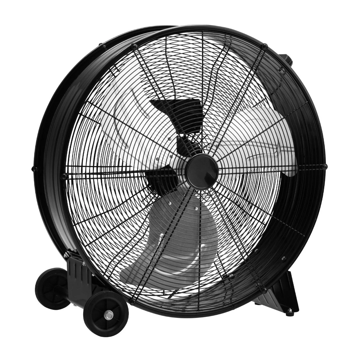 Ventilatore Industriale da Terra 240W 3 Pale in Metallo e 3 Velocità – Portatile