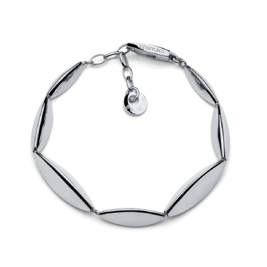 Bracciale Unoaerre Aria in argento con elementi geometrici 6619