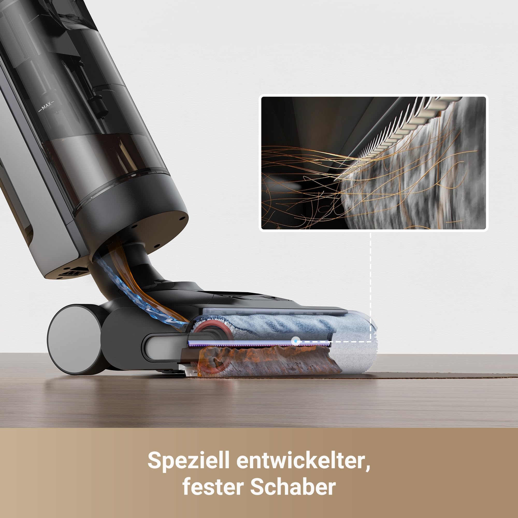 Nass- und Trockensauger H12 Pro Ultra 16.000 Pa Saugkraft 60 °C Bürstenreinigung Doppel-Kantenreinigung 3 Betriebsmodi