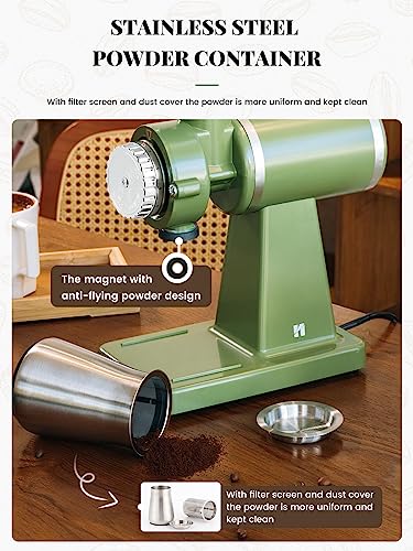 Huanyu Macinino elettrico per chicchi di caffè, 250 g, per uso commerciale e domestico, 200 W, macina automatica per sbavature, smerigliatrice professionale, 8 sottili, impostazioni di macinatura : Amazon.it: Casa e cucina