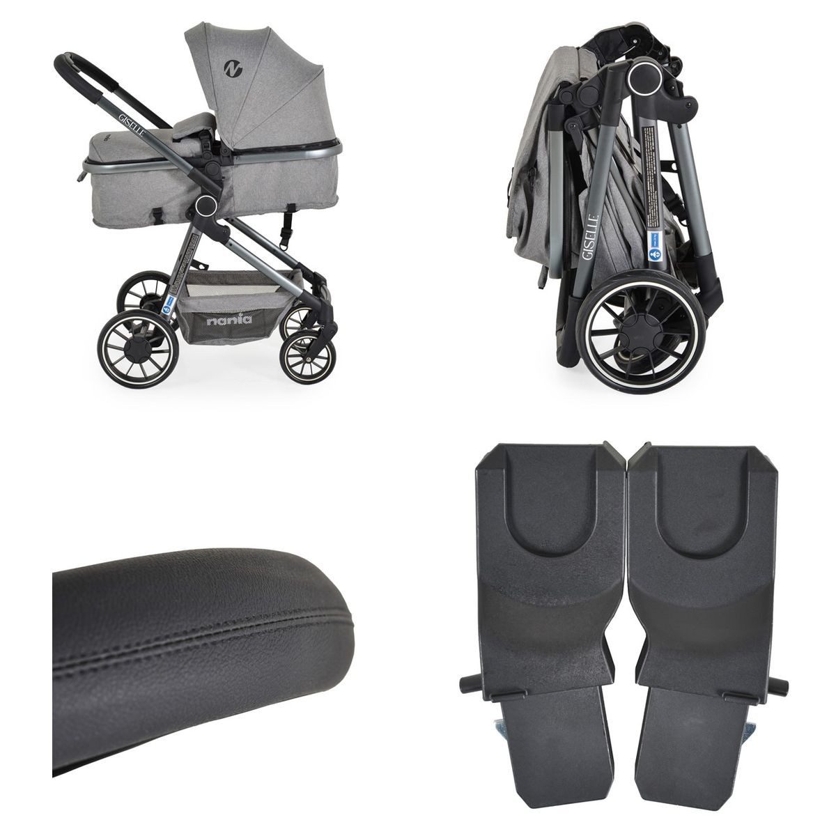 Kombi-Kinderwagen Kombikinderwagen 2in 1 Giselle
