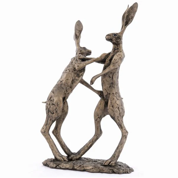 ��Hannah and Hamish�� Sculpture by Paul Jenkins �C Bronze Resin | 44 x 23cm