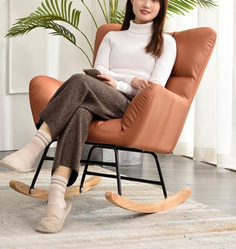 Sedia a dondolo imbottita in tessuto felpato per asilo nido e adulti, poltrona da lettura e relax per camera da letto : Amazon.it: Casa e cucina