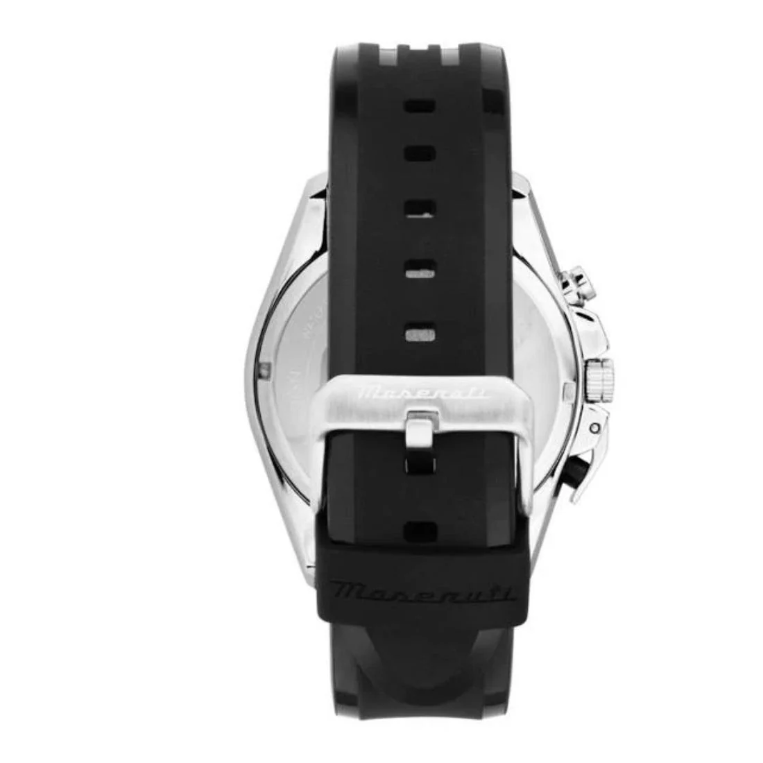 Orologio Maserati Traguardo crono nero dettagli azzurri in gomma R8871612047