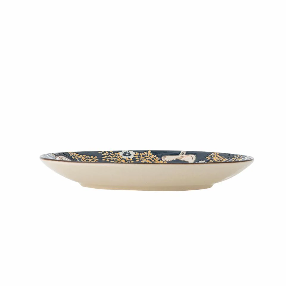 Bloomingville Hezha Plate Blue