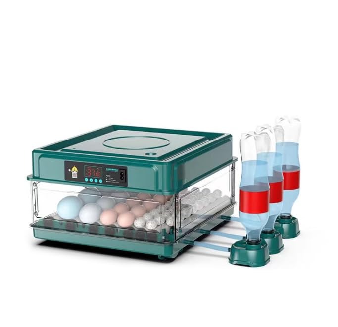 Incubatrice completamente automatica, incubatrice per 10-36 uova con rotazione automatica delle uova e umidificazione automatica, incubatrice con indicatore di umidità per polli, anatre, oche e