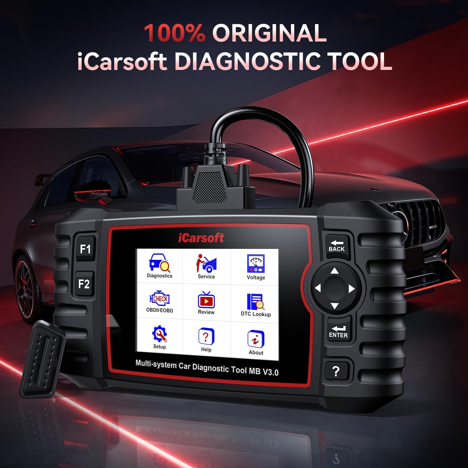 Kfz-Diagnosegerät MB V3.0 Vollsystemdiagnose 4-Zoll-LCD Öl-Reset EPB SAS DPF BMS Live-Daten für Mercedes-Benz und Smart