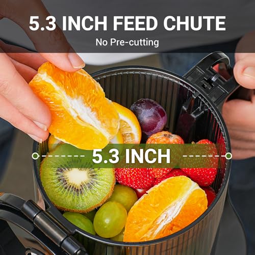 AMZCHEF Cold Press Juicer, 5.3