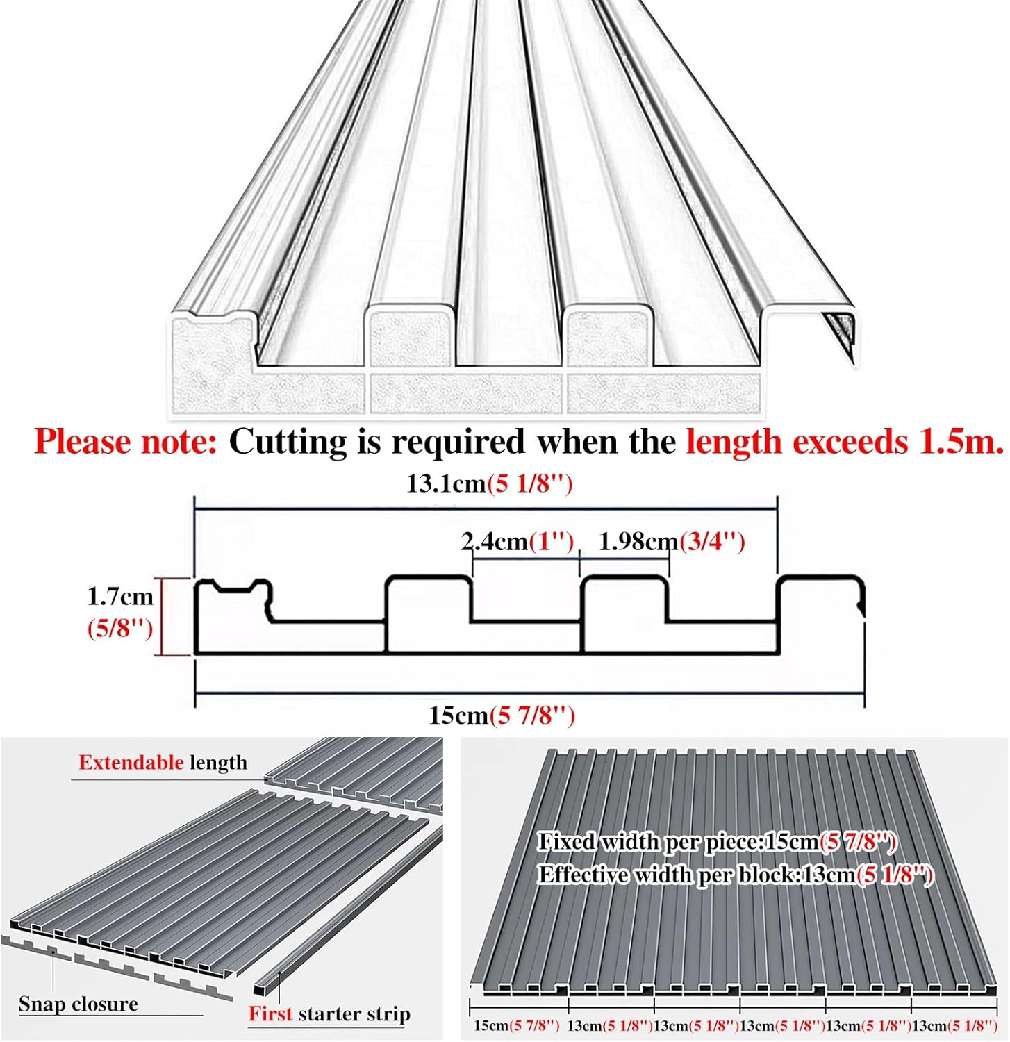 Aluminium-Isolierdachplatten, Terrassen- und Balkonabdeckungen, Allwetterplatten, Wellkunststoffkern, Balkondachabdeckung, Regenschutz für Wohnungen