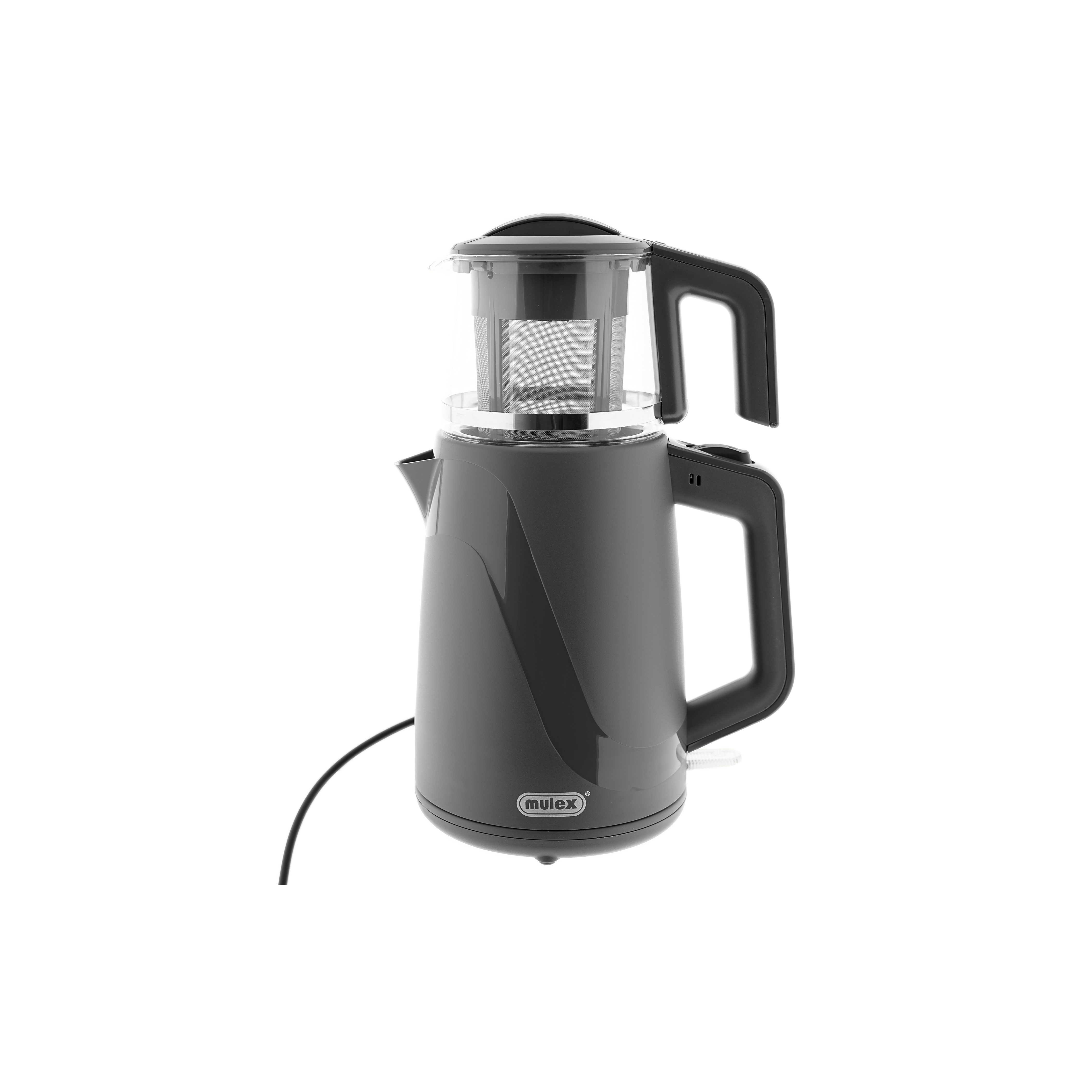 Wasser-/Teekocher Tee Express 2-in-1 Teekocher & Wasserkocher - 1L + 2L, 1650W - Grau