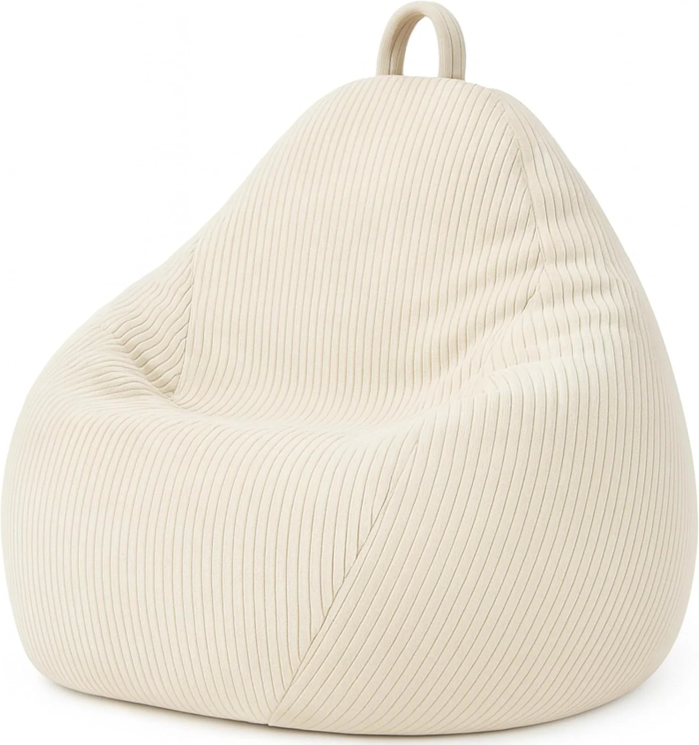 bananair - Sitzsack Cord XXL für Erwachsene & Kinder, Weich & Bequem, Maschinenwaschbarer Bezug, Gaming Sitzsack mit Schaumstoffflocken Füllung, Bean