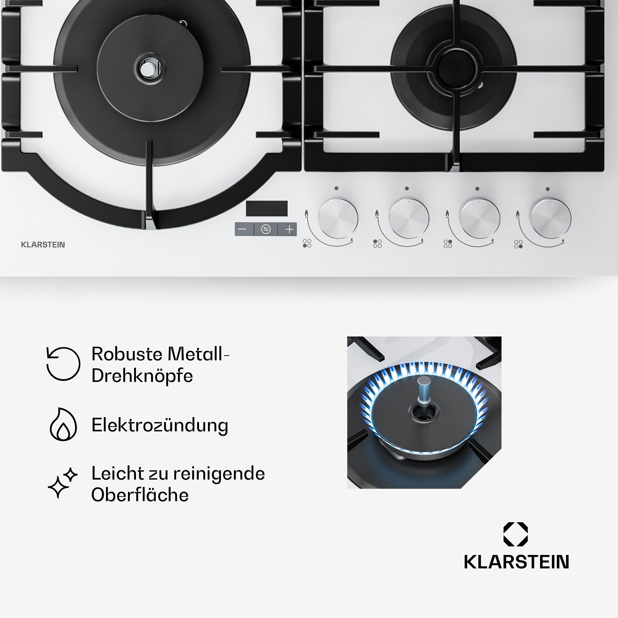 Gas-Kochfeld Ignito Timer