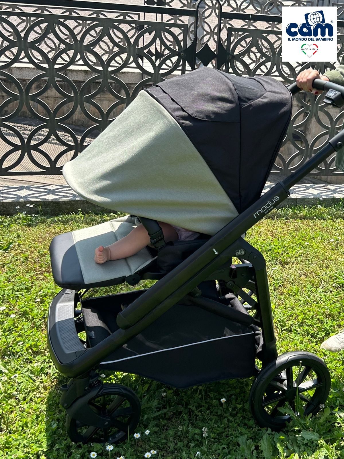 Kombi-Kinderwagen CAM Modus Duo 2n1 inkl. atmungsaktiver Simply-Matratze