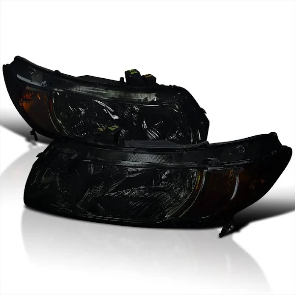 Spec D Tuning Honda Civic Euro Headlights   2LH CV062G RS