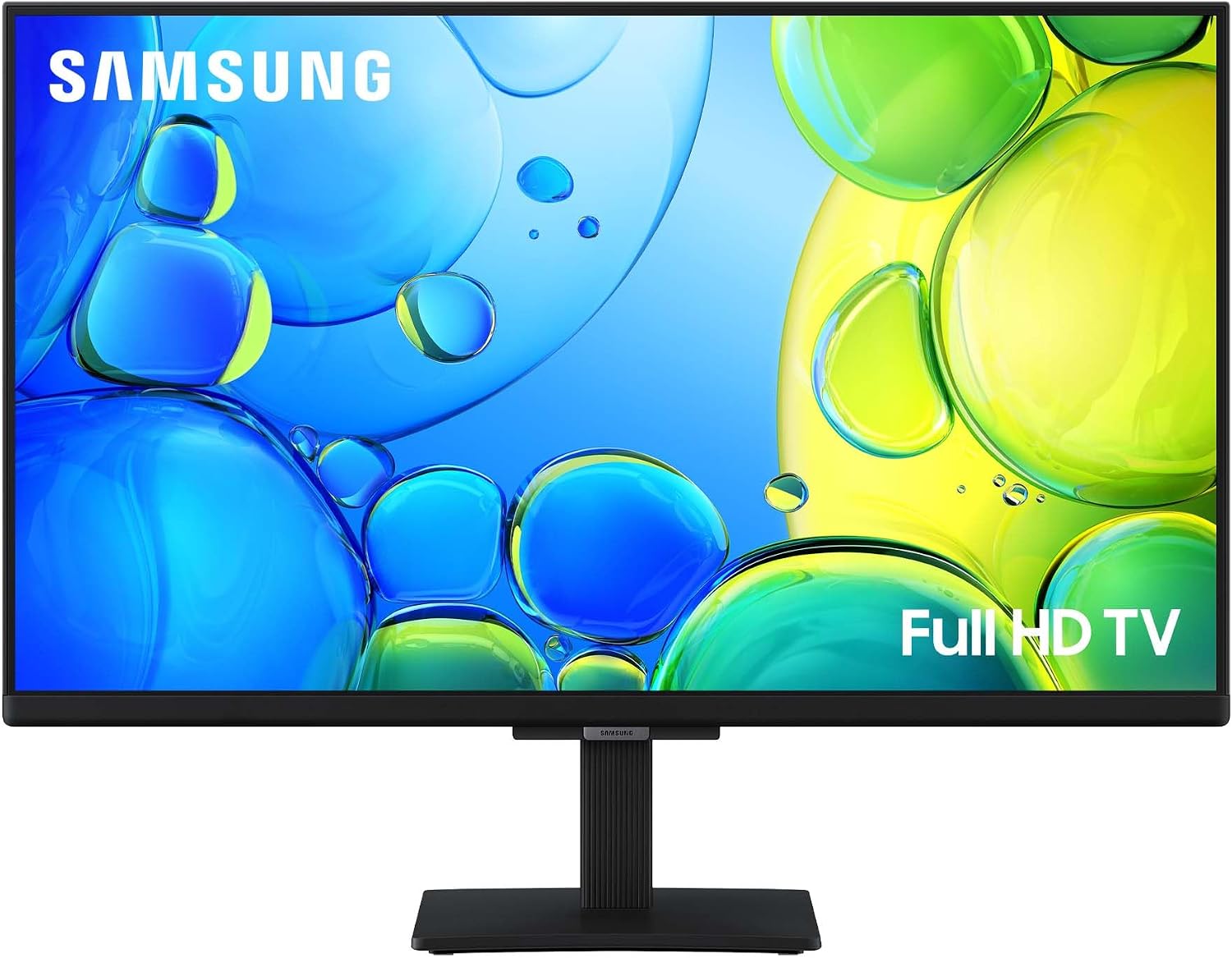 Samsung Full HD Smart TV 24'' UE24F6000FUXZT, Hyper Real Processor, HDR & Pur Color, Smart Experience, OTS Lite & Adaptive Sound, SlimLook Design, edizione speciale PACCHETTO INTRATTENIMENTO, 2025